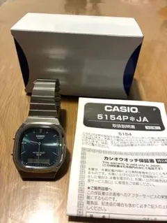 CASIO AQ-240E-3A レトロ　グリーン　腕時計　デジタル