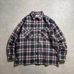 〜80s Sears Print Nel Shirt Perma-Prest