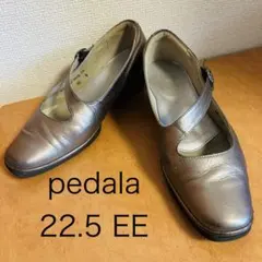 pedala ストラップ付きパンプス 22.5 EE メリージェーン　asics