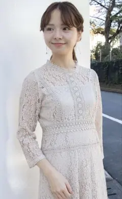 【新品】flowerジョイフルレースワンピース