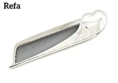 Refa　リファ　ハートコーム アイラ　ヘアブラシ　シルバーカラー