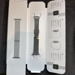 Apple Watch用 ステンレススチール ミラネーゼループ　純正品
