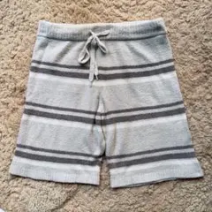 ジェラートピケ オム ラインボーダー ハーフパンツ