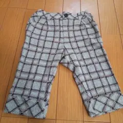 COMME CA ISM チェック柄パンツ 90cm