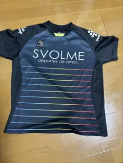 速乾　Tシャツ　スボルメ　160 サッカーフットサルユニネイビー