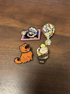 ピクサー　カールじいさん　ダグ　マグカップ　ピンバッジ　コレクタブルキー ピクサー カールじいさん ダグ マグカップ ピンバッジ