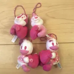 ディズニー ミニーのファンダーランド マスコット キーホルダー 4個セット