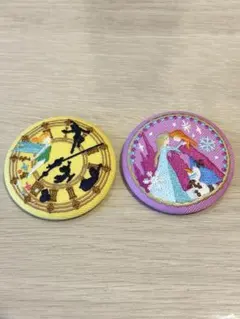 ディズニー　刺繍缶バッジ