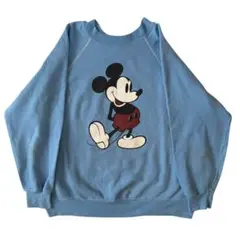 70s 80s USA製 Disney 白足ミッキー スウェット 神サイズ 美品 - メルカリ