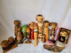 川*ジ様 木製こけし人形13体セット
