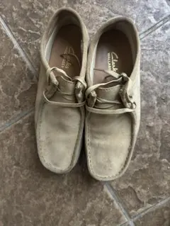 Clarks ベージュ ワラビー