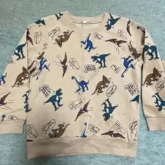 恐竜柄トレーナー 120cm