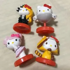 送料込み　ハローキティ　コラボ　チョコエッグ　フィギュア　キティちゃん　セット4