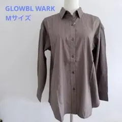 新品 グローバルワーク シャツ チェック柄 長袖 Mサイズ レディース