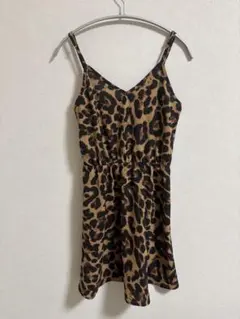 ヒョウ柄 キャミワンピース shein grl