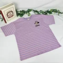 新品　120サイズ　LITTC　リトシー　ボーダー柄　ミニーマウス　Tシャツ