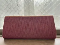 赤い和装用クラッチバッグ