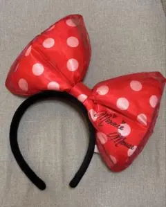 ディズニー　ミニー リボン　カチューシャ
