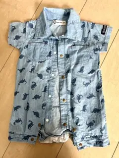 CROISSANCE BEBE 恐竜柄ロンパース 70