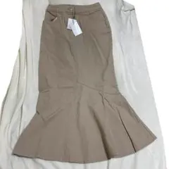 【新品】GRL アシンメトリーツイルマーメイドスカート[fo1514] M