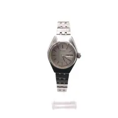 SEIKO セイコー　自動巻　腕時計　レディース　デイデイト　シルバー