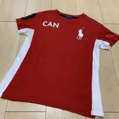 POLO RALPH LAUREN キッズ Tシャツ ビッグポニー☆ 赤　7