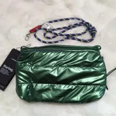 【SALE】topologie トポロジー　ボトルサコッシュ　ラージ 緑