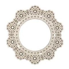 ［ウッドプレート］フルールプレート3枚セット（ピンク、ホワイト、ブルー）