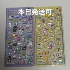 【国内正規品】はぴだんぶい ポムポムプリンボンボンドロップシール 2枚セット