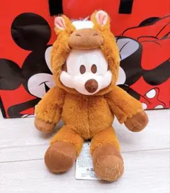 ディズニーストア限定　ラッキーバッグ福袋2026 ぬいぐるみ　ミッキー 午年