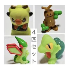 【4匹】キモリ ウソッキー フライゴン バンギラスキー ソフビ 指人形