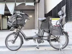 大阪府 子供乗せ ヤマハ 電動アシスト自転車 チャイルドシート付き