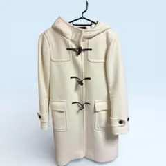 ダッフルコート ホワイト グリーンレーベルリラクシング