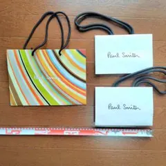 Paul Smith ショップ袋 3点セット ポールスミス