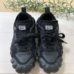 Onitsuka Tiger ブラック スニーカー 24.5cm