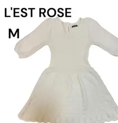 L'EST ROSE ニットワンピース　Mサイズ