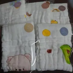ガーゼハンカチ 5枚セット
