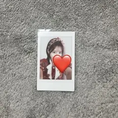 【最終お値下げ】赤組ランダム　FRUITS ZIPPER 月足天音プリントチェキ