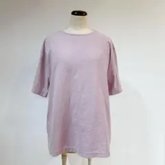 a.v.v ピンク ラウンドネック Tシャツ XL メンズ　トップス　半袖