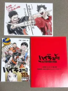 ハイキュー!! 33.5巻 + 入場プレゼント冊子