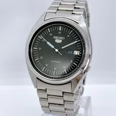 SEIKO 5 セイコー5 7S26-0480 グレーのグリッド柄文字盤 - メルカリ