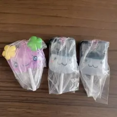 たまごっち　カラフルキャンディチャーム 3個セット　ふらわっち　みみっち　ガチャ