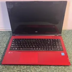 SSD512GB⭐WEBカメラ⭐メモリ8GB⭐レッド⭐NEC⭐ノートパソコン