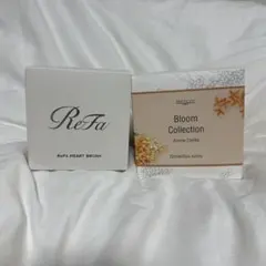 【限定色】リファ　ハートブラシ　アンティークローズ　アロマキャンドル　セット売り