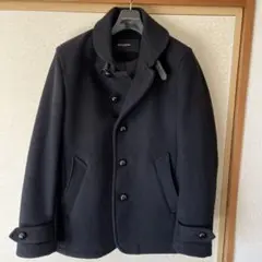 ナノユニバース　nano・universe メルトンマリンコート　ブラック