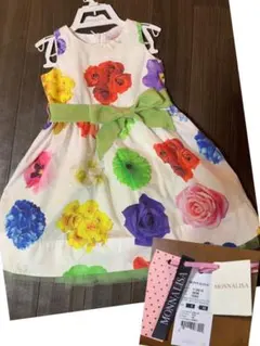 MONNALISA モナリザ　ワンピース　ドレス　超美品　100のサムネイル