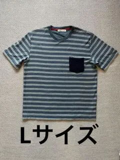 【美品】GLOSTER ボーダーTシャツ Lサイズのサムネイル