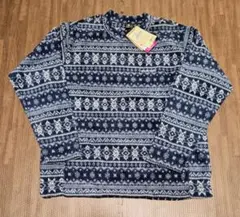 モンベル　mont-bell　プリントライトスウェットMen's　総柄　フリース