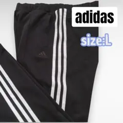 adidas ジャージ トラックパンツ ３ストライプ　ブラックのサムネイル
