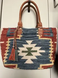 BEARDSLEY ネイティブアメリカン ビンテージ風　トートバッグ